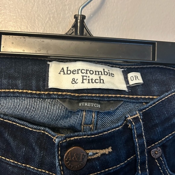 Abercrombie & Fitch jeans - dark blue “Erin” low rise skinny - Picture 3 of 12